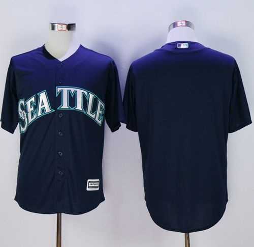 Seattle Mariners Blank Navy blue New Cool Base Stitched Baseball Jersey,We sell and wholesale Seattle Mariners Blank Navy blue New Cool Base Stitched Baseball Jersey on line form chian!